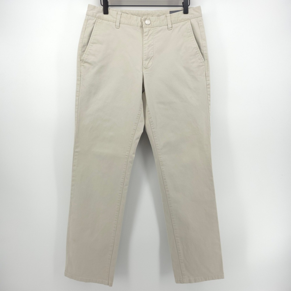 Bonobos Slim Fit Mens Chino Pants 31x32 Khaki Beige Stretch Cotton Casual